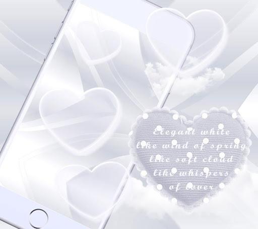 Silver White Love Live wallpaper 2020 - Image screenshot of android app