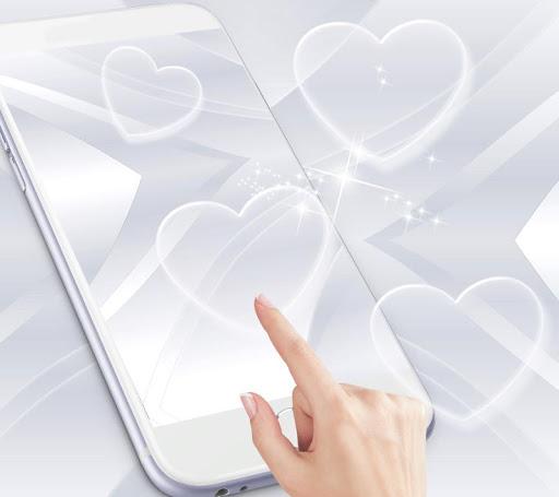 Silver White Love Live wallpaper 2020 - Image screenshot of android app