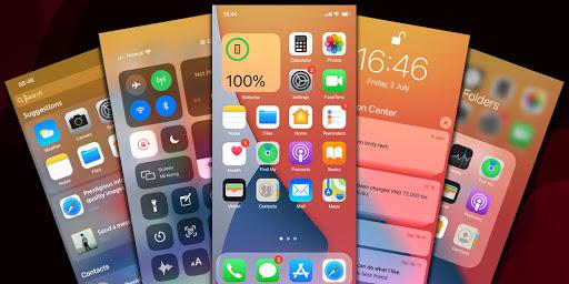 Launcher iOS 15 - عکس برنامه موبایلی اندروید