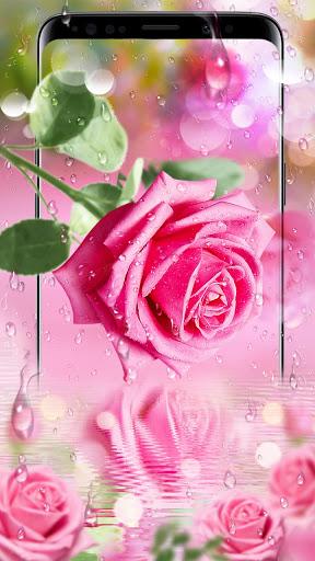 Elegant Pink Rose Theme - Image screenshot of android app