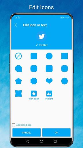 O Launcher, round launcher - عکس برنامه موبایلی اندروید