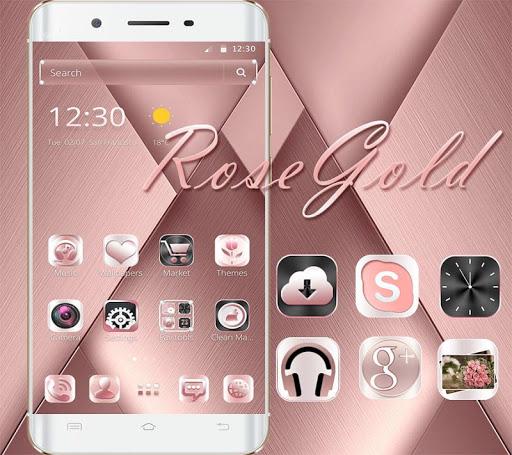 Rose Gold Theme - عکس برنامه موبایلی اندروید
