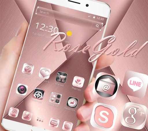 Rose Gold Theme - عکس برنامه موبایلی اندروید