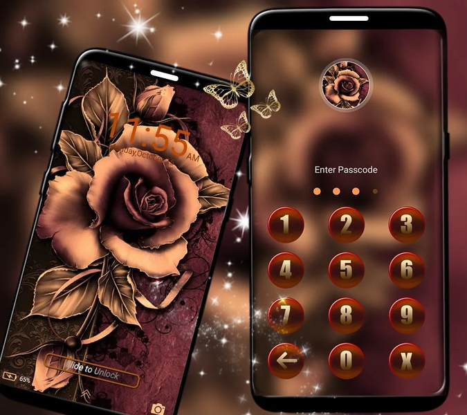Artistic Rose Launcher Theme - عکس برنامه موبایلی اندروید