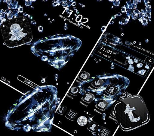 Black Diamond Launcher Theme - Image screenshot of android app