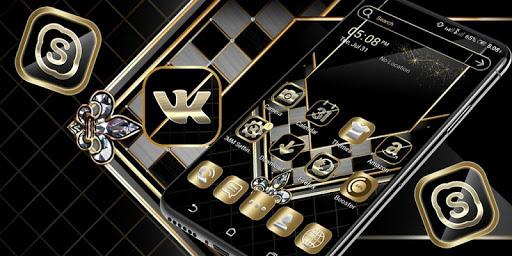 Black Luxury Gold Theme - Image screenshot of android app