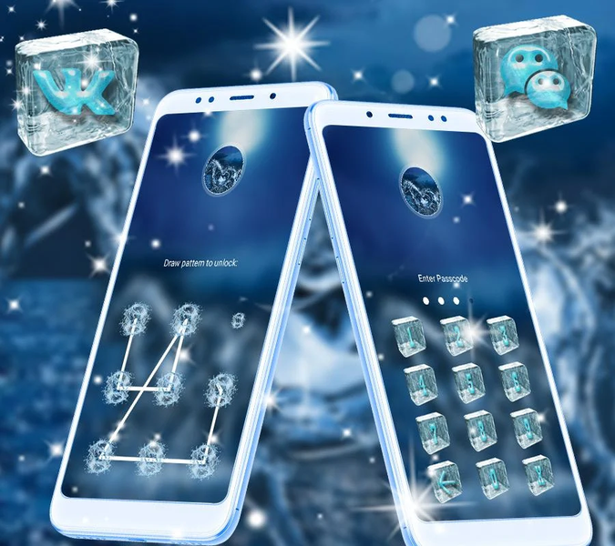 Blue Ice Horse Launcher Theme - عکس برنامه موبایلی اندروید
