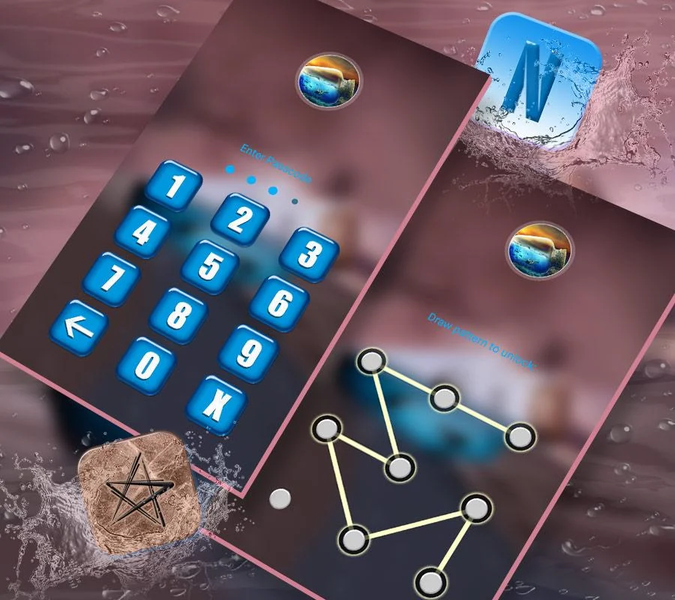 Sea Bottle Launcher Theme - Image screenshot of android app