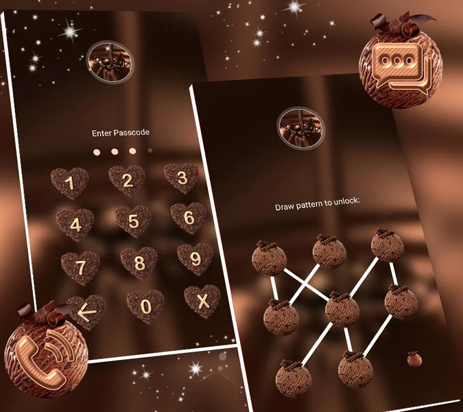 Chocolate Launcher Theme - عکس برنامه موبایلی اندروید