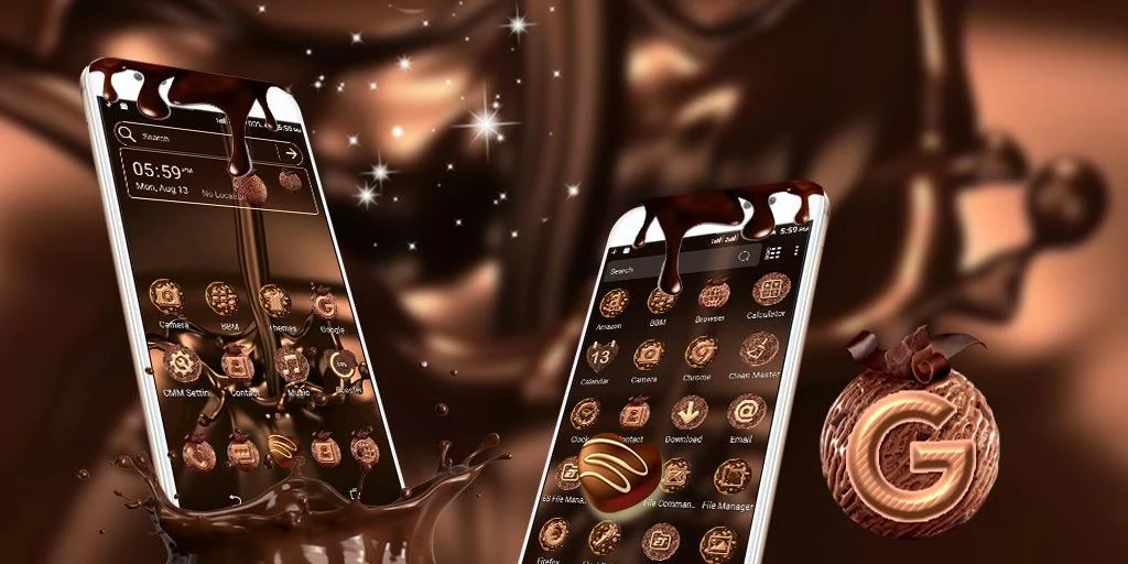 Chocolate Launcher Theme - عکس برنامه موبایلی اندروید