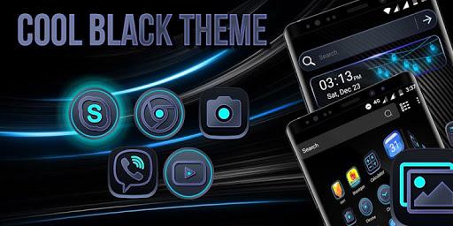 Cool Black Launcher Theme - عکس برنامه موبایلی اندروید