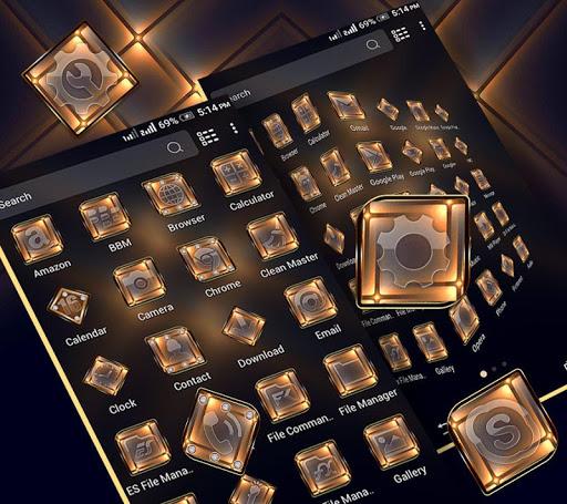 Crystal Light Launcher Theme - Image screenshot of android app