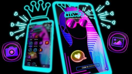 Dark Girly Launcher Theme - عکس برنامه موبایلی اندروید