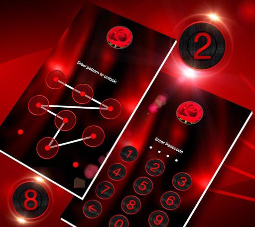 Dark Red Launcher Theme - عکس برنامه موبایلی اندروید