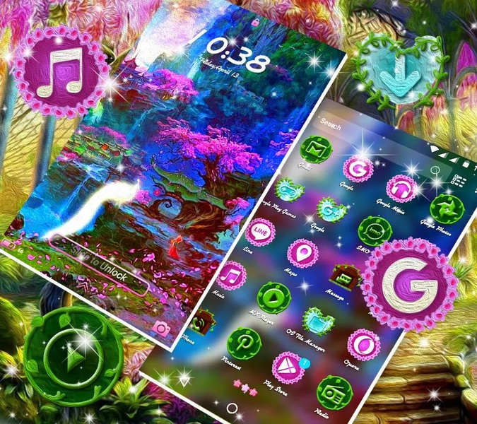 Fantasy Launcher Theme - عکس برنامه موبایلی اندروید