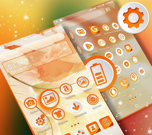 Feather Light Launcher Theme - Image screenshot of android app