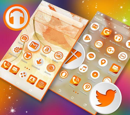 Feather Light Launcher Theme - Image screenshot of android app