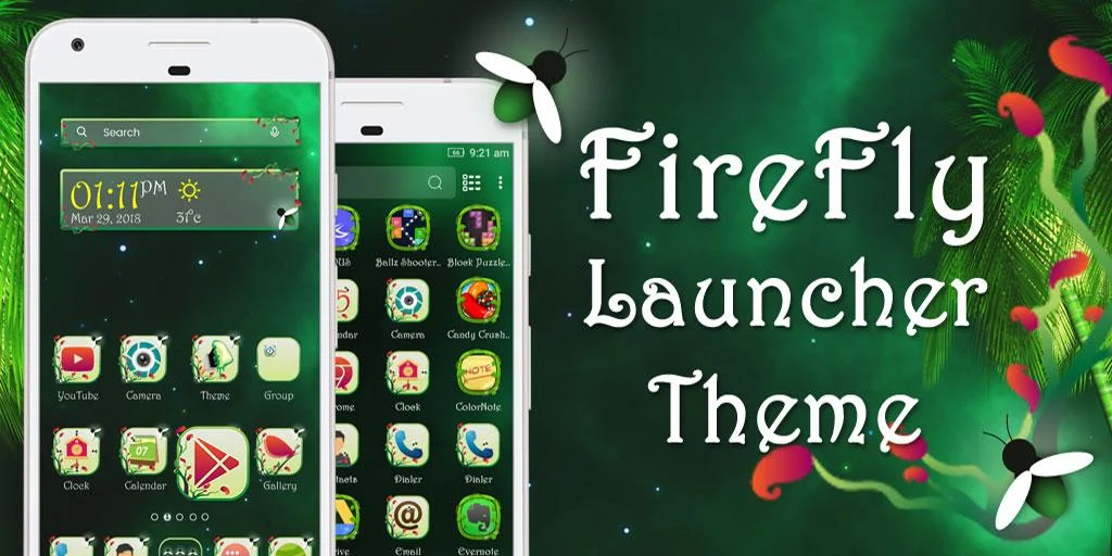 FireFly Launcher Theme - عکس برنامه موبایلی اندروید