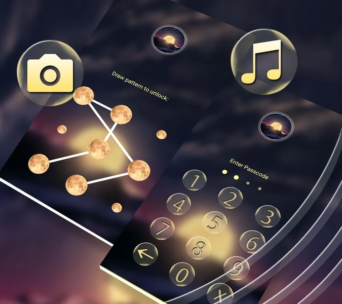 Full Moon Launcher Theme - عکس برنامه موبایلی اندروید
