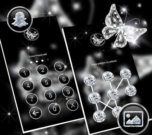 Glassy Butterfly LauncherTheme - Image screenshot of android app