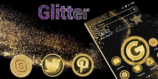 Glitter Launcher Theme - عکس برنامه موبایلی اندروید