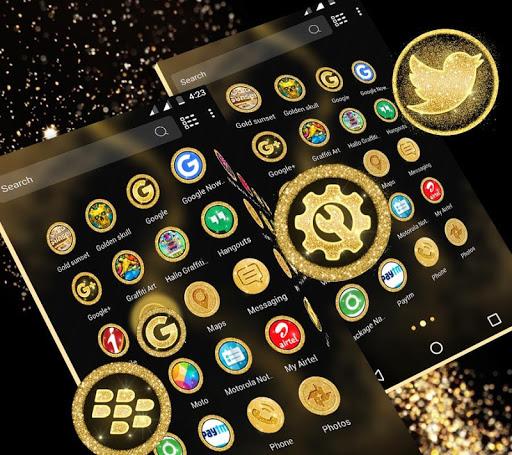 Glitter Launcher Theme - عکس برنامه موبایلی اندروید