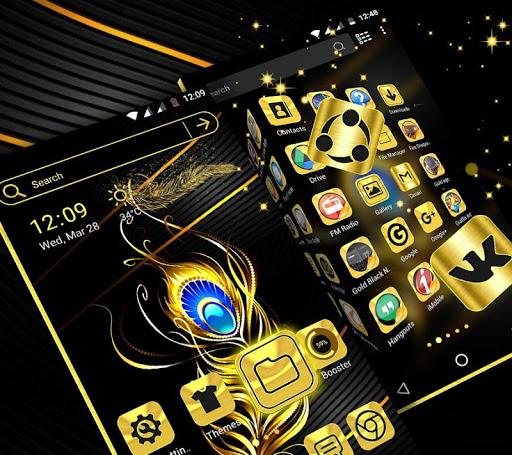 Gold Black Launcher Theme - عکس برنامه موبایلی اندروید
