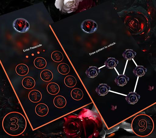 Gothic Rose Launcher Theme - Image screenshot of android app