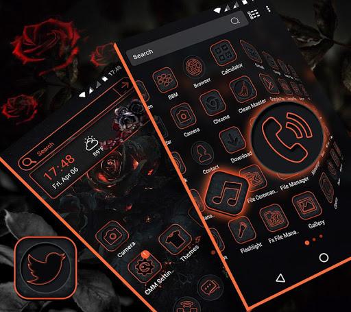 Gothic Rose Launcher Theme - Image screenshot of android app