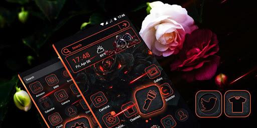 Gothic Rose Launcher Theme - Image screenshot of android app