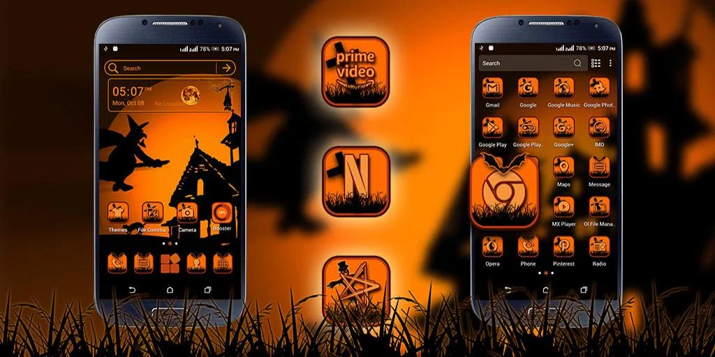 Halloween Dark Night Theme - Image screenshot of android app