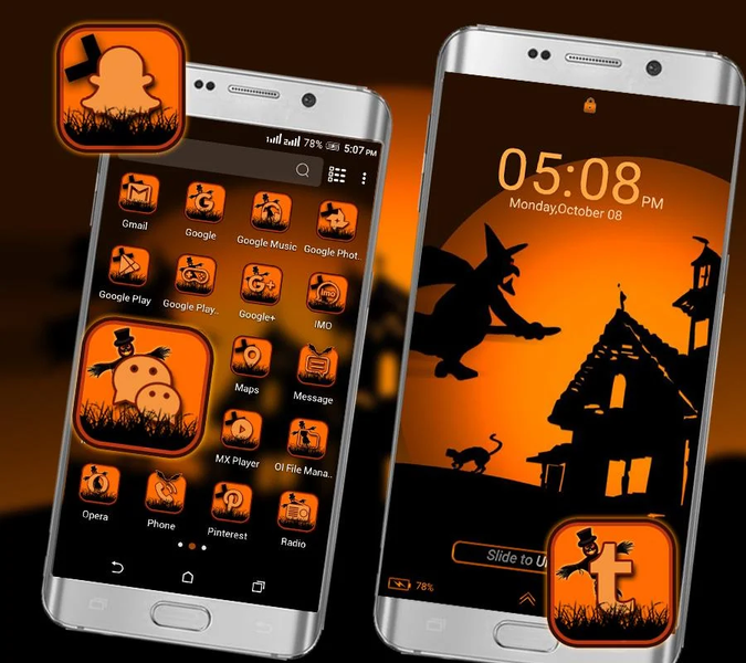 Halloween Dark Night Theme - عکس برنامه موبایلی اندروید