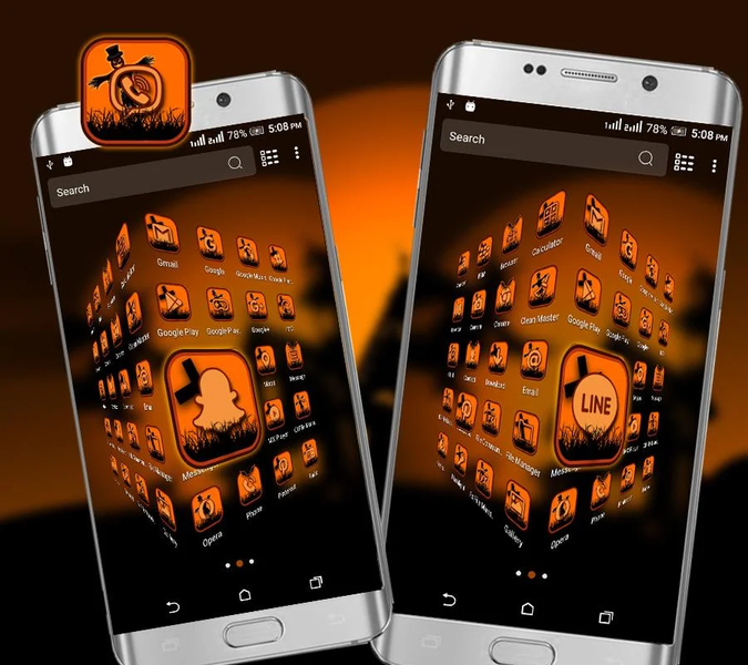 Halloween Dark Night Theme - عکس برنامه موبایلی اندروید