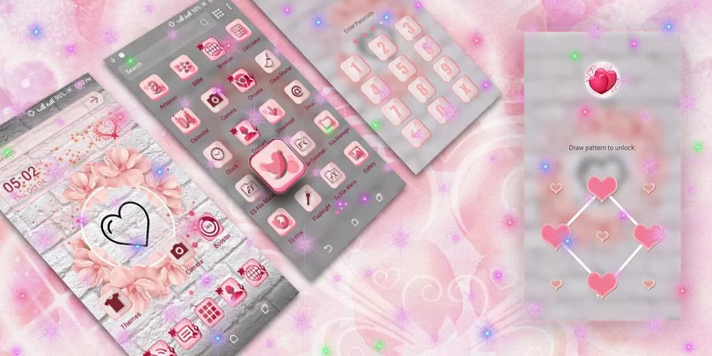 Heart Love Launcher Theme - عکس برنامه موبایلی اندروید