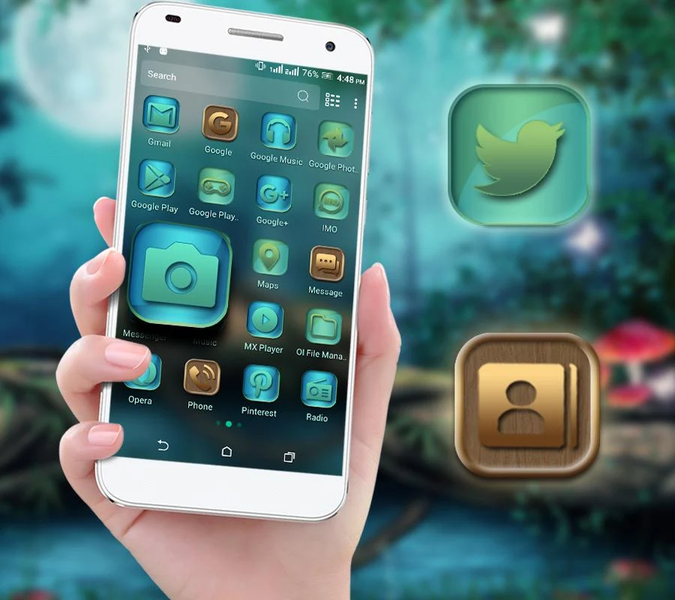 Jungle Launcher Theme - Image screenshot of android app