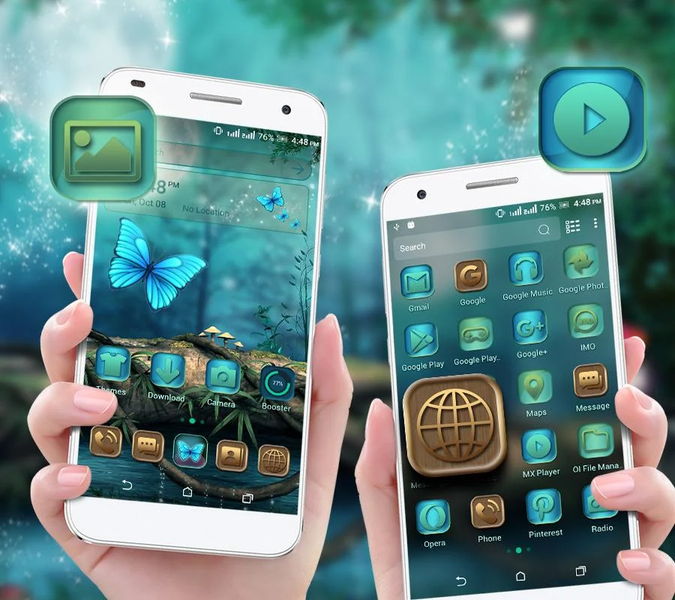 Jungle Launcher Theme - Image screenshot of android app