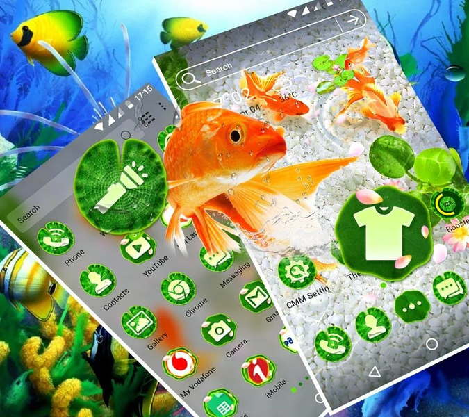 Koi Fish Launcher Theme - عکس برنامه موبایلی اندروید