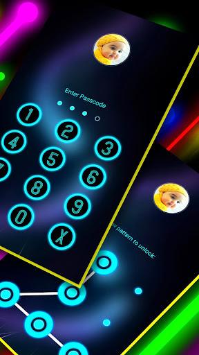Neon Launcher Theme - Image screenshot of android app