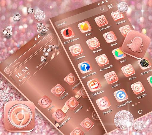 Rose Gold Launcher Theme - عکس برنامه موبایلی اندروید