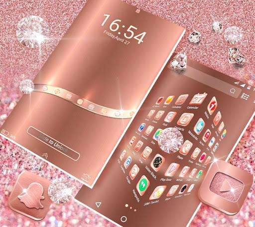 Rose Gold Launcher Theme - عکس برنامه موبایلی اندروید