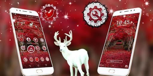 Red Leaves Launcher Theme - عکس برنامه موبایلی اندروید