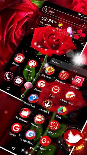 Rose Launcher Theme - Image screenshot of android app