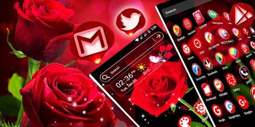 Rose Launcher Theme - Image screenshot of android app