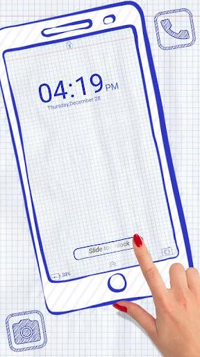 Sketch Launcher Theme - Image screenshot of android app