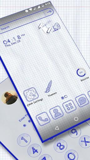 Sketch Launcher Theme - Image screenshot of android app
