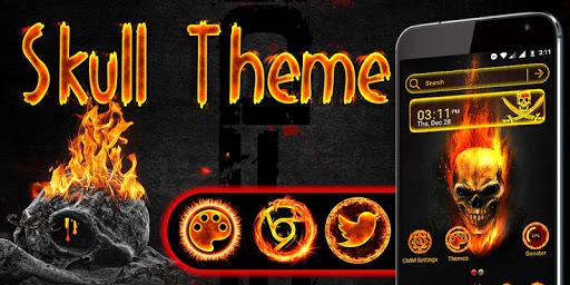 Skull Launcher Theme - Image screenshot of android app