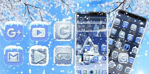 Ice Snow Launcher Theme - Image screenshot of android app