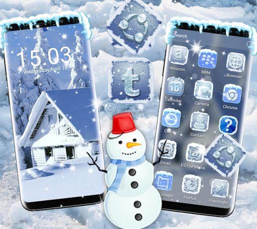 Ice Snow Launcher Theme - عکس برنامه موبایلی اندروید