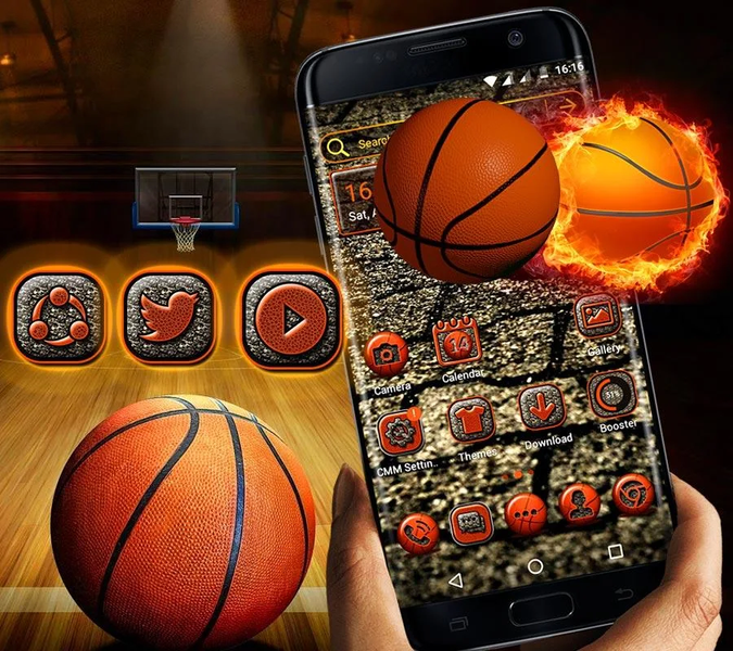 Street Ball Launcher Theme - Image screenshot of android app