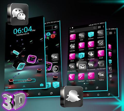 3D Icon Launcher Theme - Image screenshot of android app